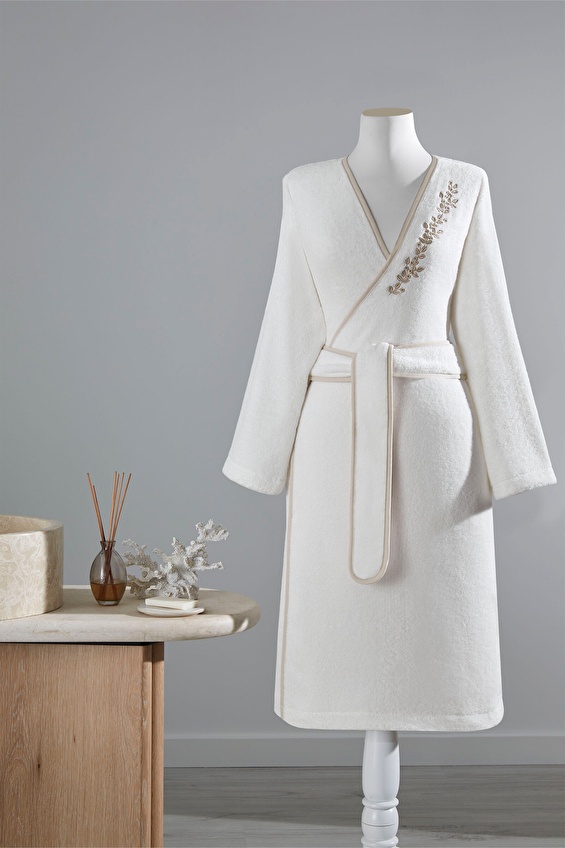 Özdilek Jardin Nakışlı Kimono Kadın Bornoz Özdilek Jardin Nakışlı Kimono Kadın Bornoz