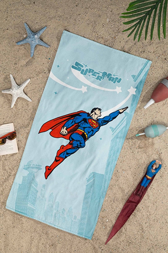 Özdilek Superman Hero Lisanslı Kadife Plaj Havlusu 60x120 cm Özdilek Superman Hero Lisanslı Kadife Plaj Havlusu 60x120 cm