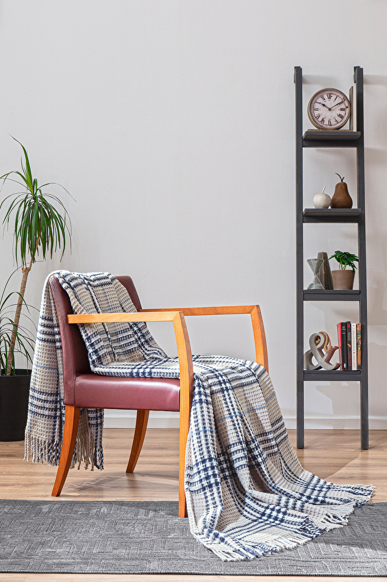 Özdilek Check Çift Kişilik Pamuklu Battaniye 200x220 cm Özdilek Check Çift Kişilik Pamuklu Battaniye 200x220 cm