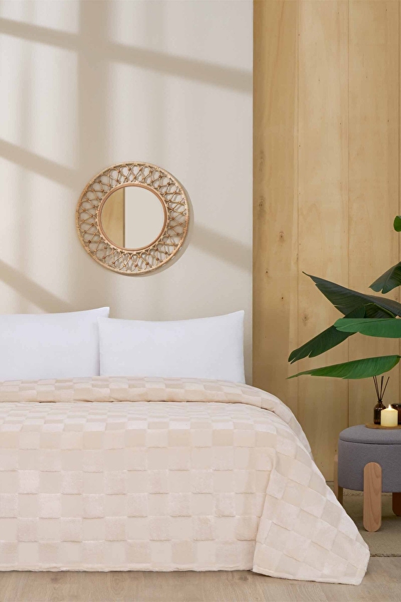 Özdilek Gingham Çift Kişilik Battaniye 200x220 cm Özdilek Gingham Çift Kişilik Battaniye 200x220 cm