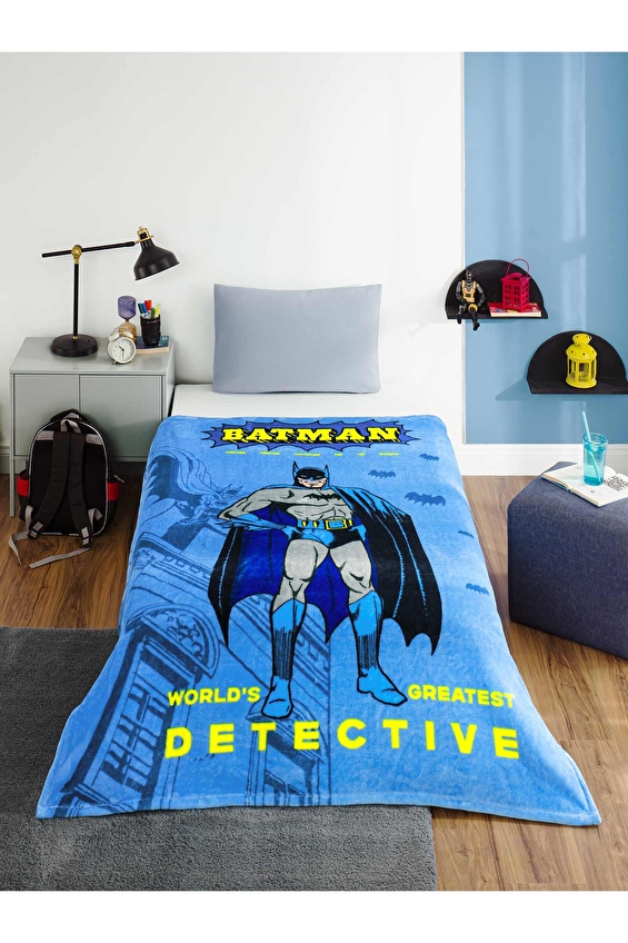 Özdilek Batman Dedective Lisanslı Tek Kişilik Çocuk Battaniyesi 150x200 cm Özdilek Batman Dedective Lisanslı Tek Kişilik Çocuk Battaniyesi 150x200 cm