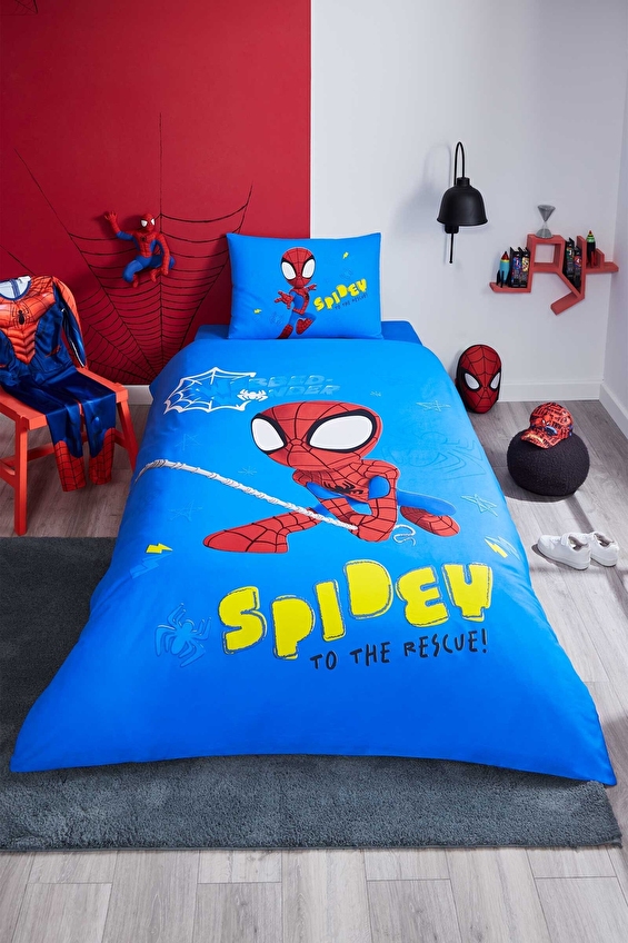 Özdilek Spidey Power Tek Kişilik Lisanslı Lastikli Çocuk Nevresim Takımı Özdilek Spidey Power Tek Kişilik Lisanslı Lastikli Çocuk Nevresim Takımı