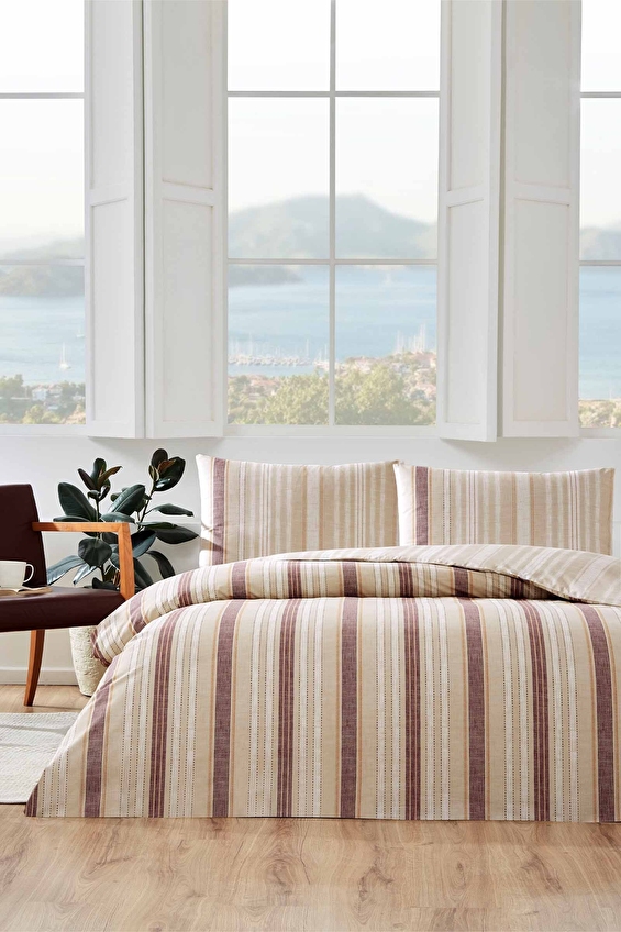 Özdilek Linea Nova Çift Kişilik Lastikli Çarşaf Nevresim Takımı Özdilek Linea Nova Çift Kişilik Lastikli Çarşaf Nevresim Takımı