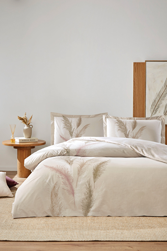 Özdilek Miscanthus Lastikli Çift Kişilik Nevresim Takımı Özdilek Miscanthus Lastikli Çift Kişilik Nevresim Takımı