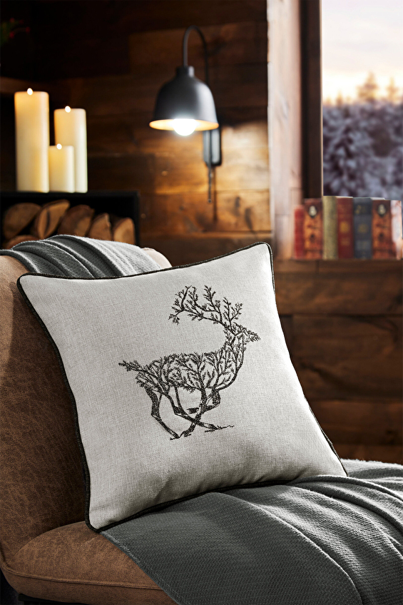 Özdilek Sparkle Winter Kırlent Kılıfı 43x43 cm Özdilek Sparkle Winter Kırlent Kılıfı 43x43 cm