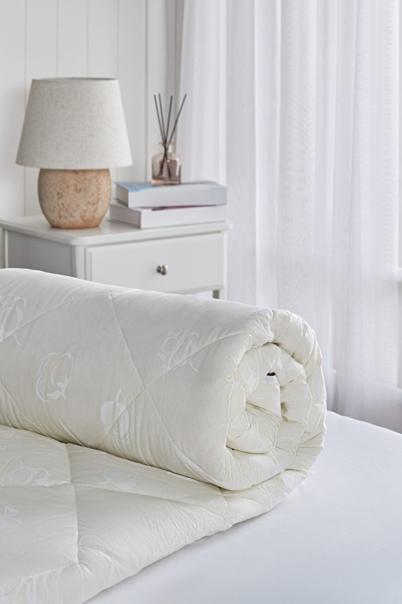 Floretta Tek Kişilik Pamuk Yorgan 155x215 cm Floretta Tek Kişilik Pamuk Yorgan 155x215 cm