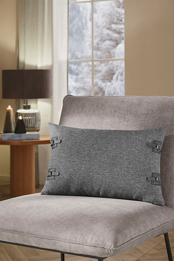 Cottons & Clouds Soft Winter Kırlent 31 x 50 cm Gri Cottons & Clouds Soft Winter Kırlent 31 x 50 cm Gri