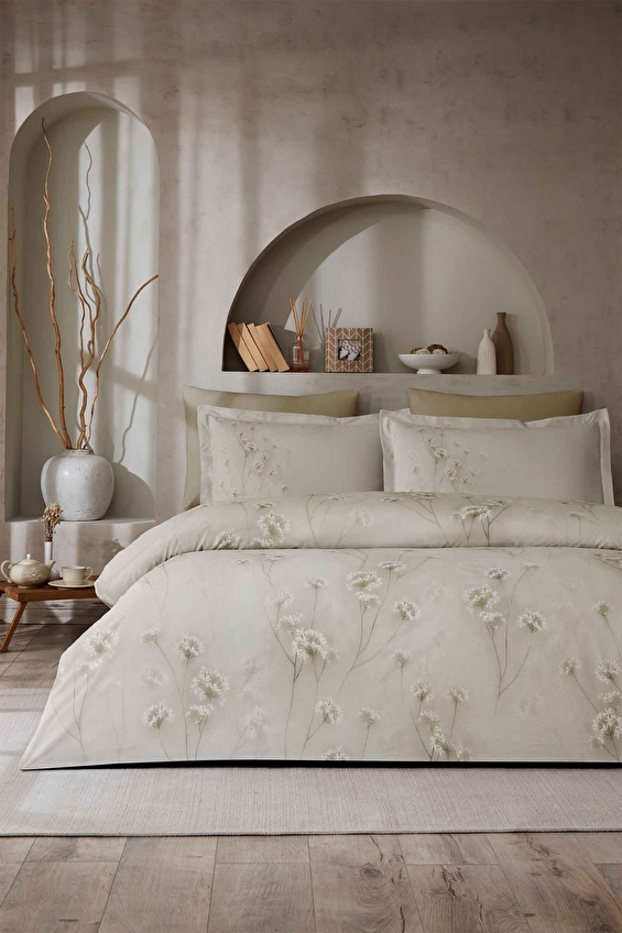 Özdilek Michelia Çift Kişilik Saten Nevresim Takımı Özdilek Michelia Çift Kişilik Saten Nevresim Takımı