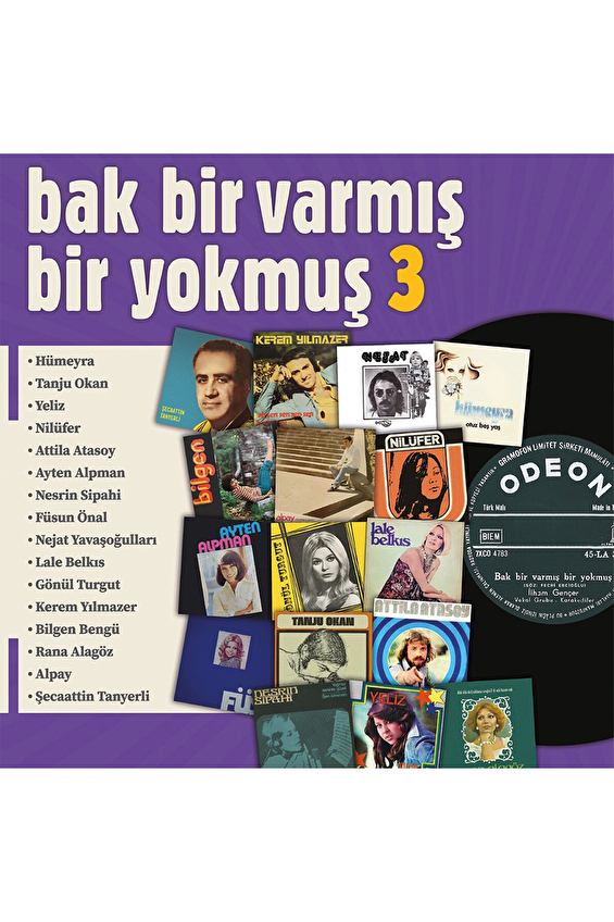 İz Müzik Bak Bir Varmış Bir Yokmuş 3 Plak İz Müzik Bak Bir Varmış Bir Yokmuş 3 Plak