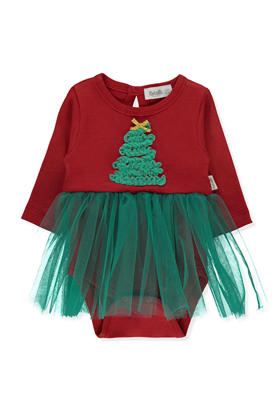 Bebetto Uzun Kol İnterlok Bebek Body K4624 Kırmızı Bebetto Uzun Kol İnterlok Bebek Body K4624 Kırmızı