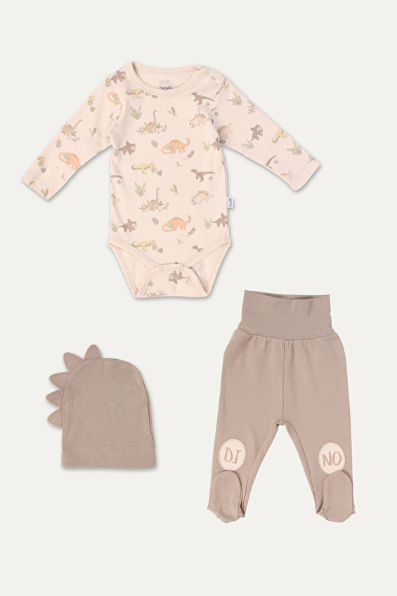 Bebetto İnterlok Bebek Set T3973 Kahve Bebetto İnterlok Bebek Set T3973 Kahve