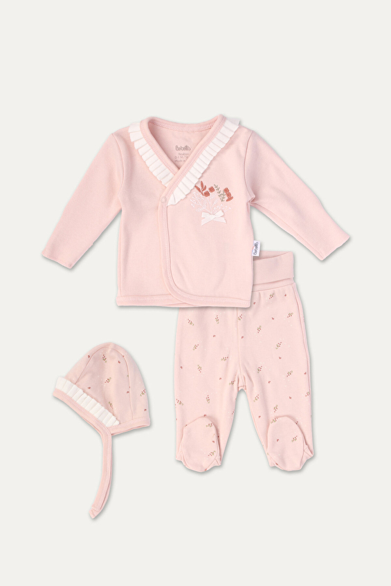 Bebetto İnterlok Bebek Set Z1046 Pembe Bebetto İnterlok Bebek Set Z1046 Pembe