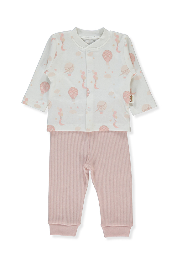 Bebetto Patiksiz Kaşkorse Bebek Takım F1460 Pembe Bebetto Patiksiz Kaşkorse Bebek Takım F1460 Pembe
