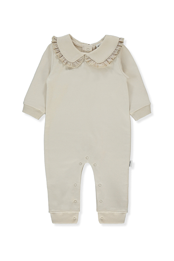 Bebetto Patiksiz 2 İplik Bebek Tulum K4894 Bej Bebetto Patiksiz 2 İplik Bebek Tulum K4894 Bej