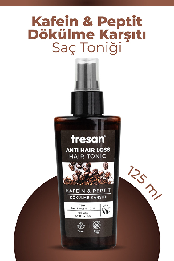 Tresan Kafein & Peptit Dökülme Karşıtı Saç Toniği 125 ml Tresan Kafein & Peptit Dökülme Karşıtı Saç Toniği 125 ml