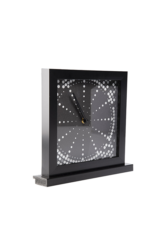 Doku Işıltı Kare Saat 23X25Cm 0010