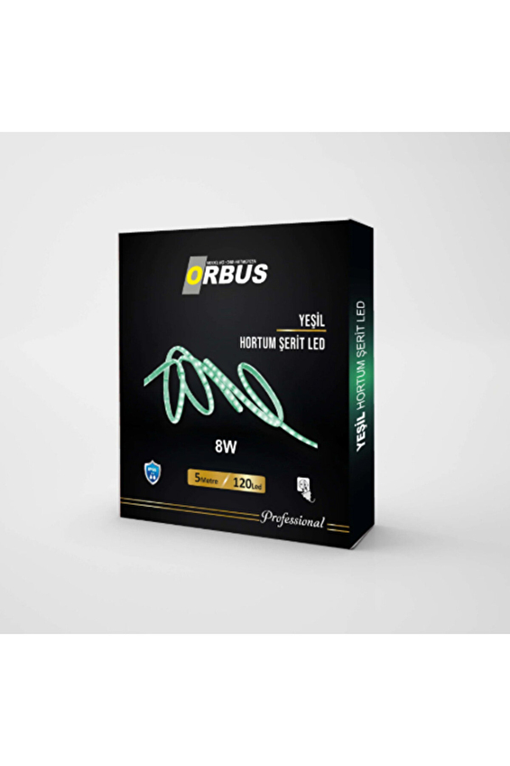 Orbus Hortum Şerit Led Green 5m