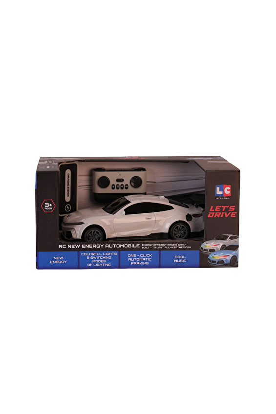Let's Drive Uzaktan Kumandalı Renkli Işıklı Şarj İstasyonlu Araba 31212