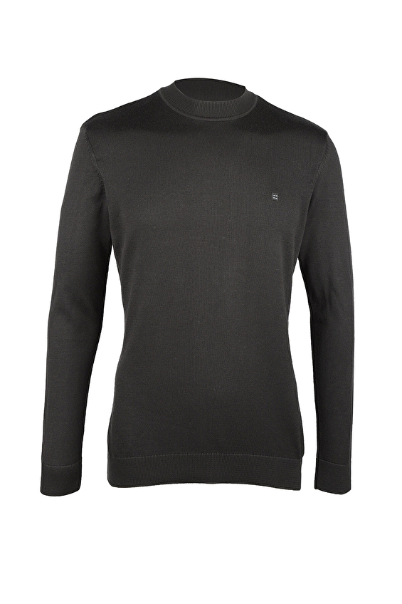 Avva Regular Fit Uzun Kollu Yüksek Bisiklet Yaka Erkek Kazak B005021 Siyah Avva Regular Fit Uzun Kollu Yüksek Bisiklet Yaka Erkek Kazak B005021 Siyah