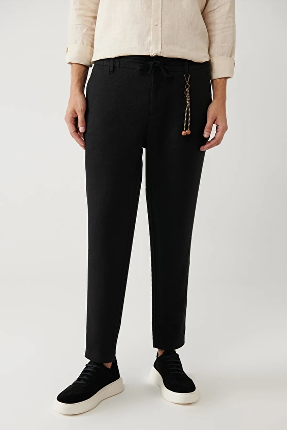 Avva Erkek Pantolon B003032 Siyah Avva Erkek Pantolon B003032 Siyah