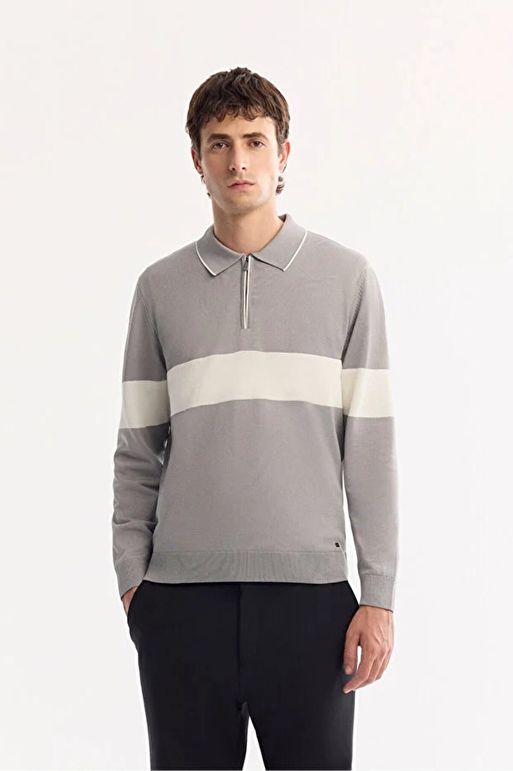 Avva Regular Fit Erkek Kazak A52Y5090 Gri Avva Regular Fit Erkek Kazak A52Y5090 Gri