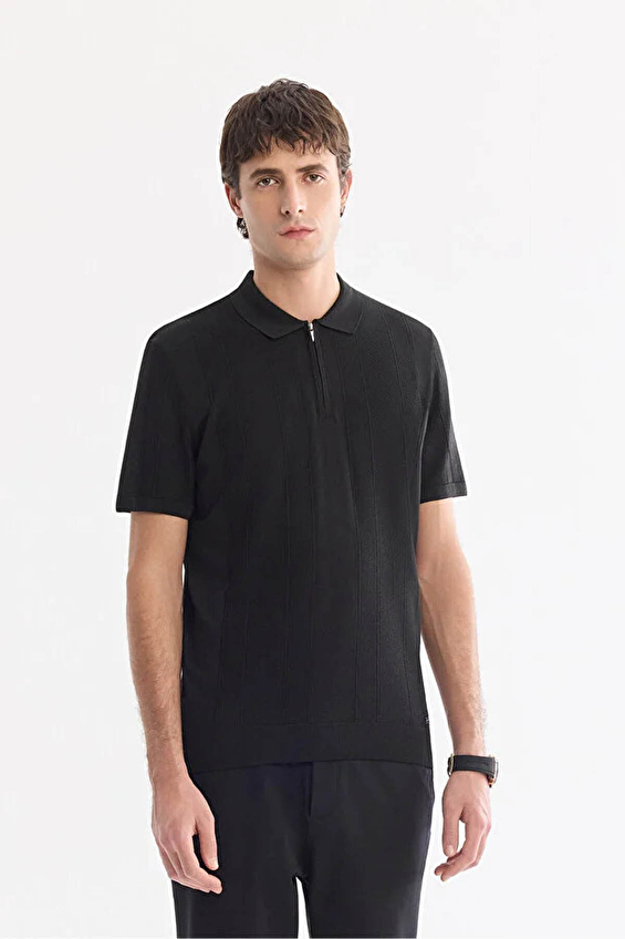 Avva Regular Fit Erkek Triko A61Y5015 Siyah Avva Regular Fit Erkek Triko A61Y5015 Siyah