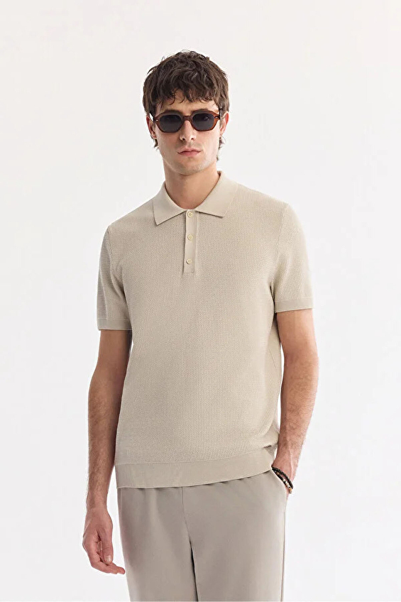 Avva Regular Fit Erkek Triko A61Y5046 Bej Avva Regular Fit Erkek Triko A61Y5046 Bej