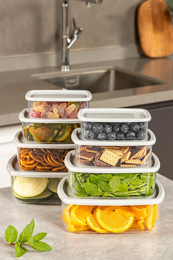 Decorev Saklama Kabı 8'li Decorev Saklama Kabı 8'li