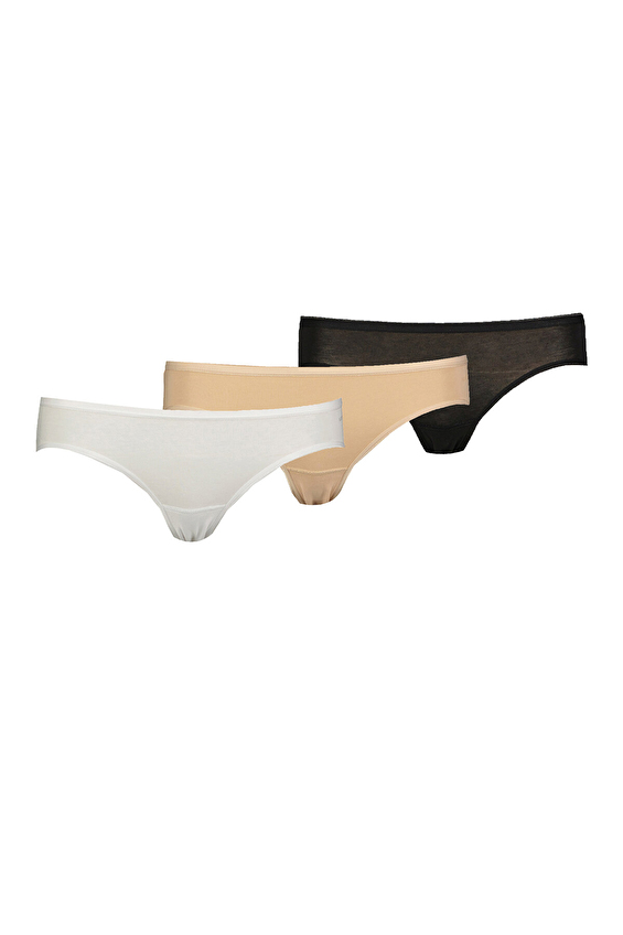 Blackspade Kadın 3'Lü Slip 1575Y P6 Renkli Blackspade Kadın 3'Lü Slip 1575Y P6 Renkli
