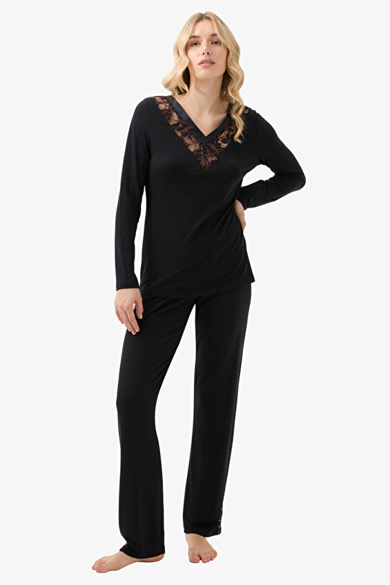 Blackspade Kadın Pijama Takımı 51903 SYH Siyah Blackspade Kadın Pijama Takımı 51903 SYH Siyah