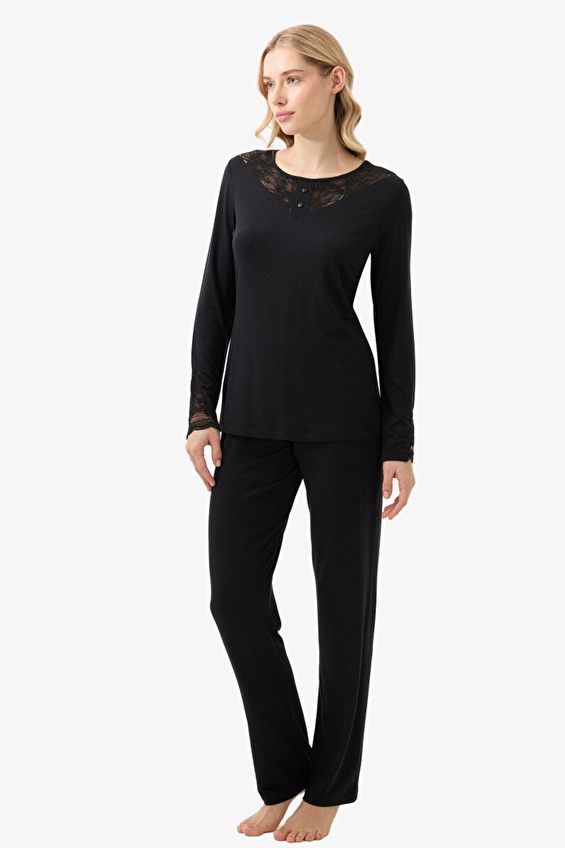 Blackspade Kadın Pijama Takımı 51917 SYH Siyah Blackspade Kadın Pijama Takımı 51917 SYH Siyah