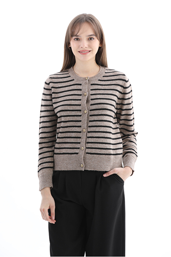 First Company Kadın Hırka 2524BS110288 Bej First Company Kadın Hırka 2524BS110288 Bej