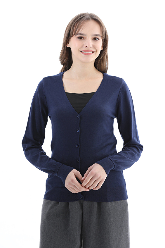 First Company Kadın Hırka 2524BS110781 H Lacivert First Company Kadın Hırka 2524BS110781 H Lacivert