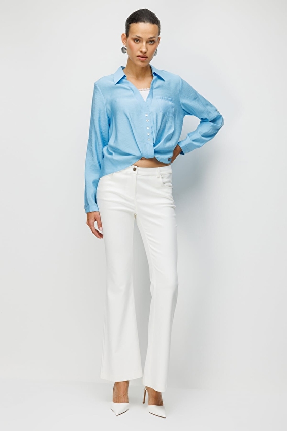 Ekol Kadın Pantolon 04034 Ekru Ekol Kadın Pantolon 04034 Ekru