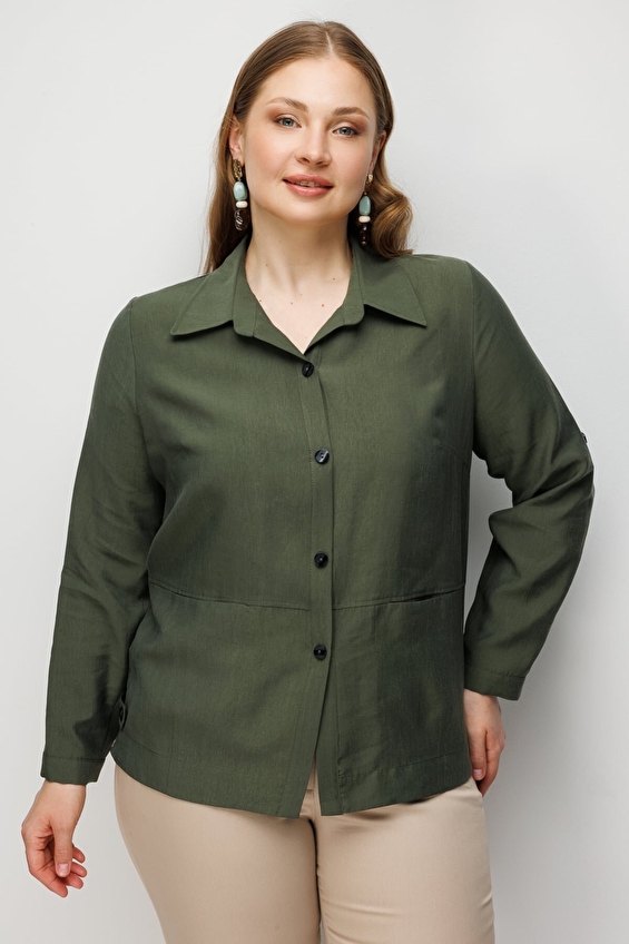 Ekol Kadın Ceket 07602 Haki Ekol Kadın Ceket 07602 Haki