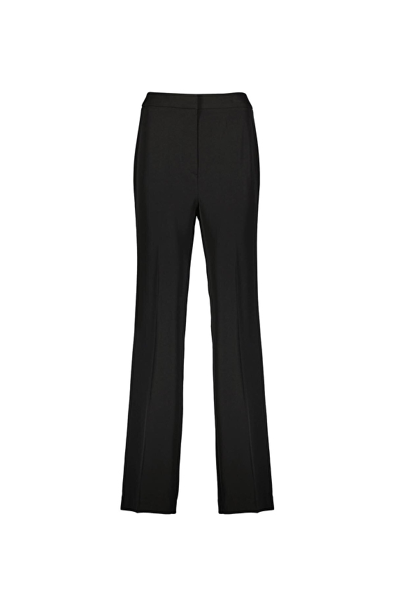 Ekol Straight Fit Boru Paça Fermuarlı Yüksek Bel Kadın Pantolon 01126 Siyah Ekol Straight Fit Boru Paça Fermuarlı Yüksek Bel Kadın Pantolon 01126 Siyah