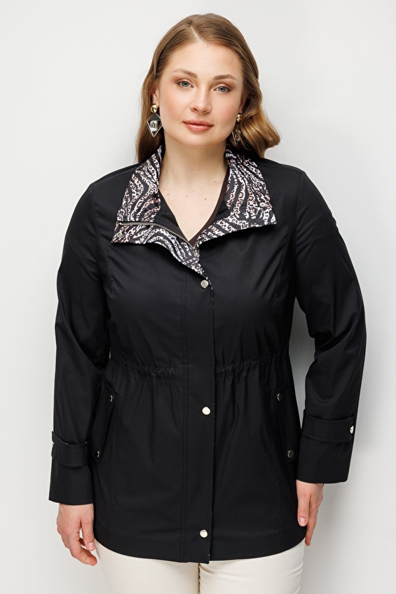 Ekol Kadın Trençkot 07544 Siyah Ekol Kadın Trençkot 07544 Siyah