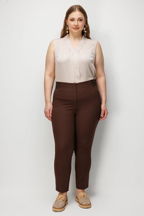 Ekol Kadın Pantolon 04168 Kahverengi Ekol Kadın Pantolon 04168 Kahverengi