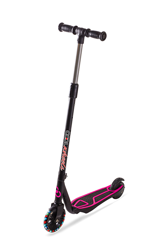Cool Wheels 2 Tekerlekli Işıklı Pembe Scooter 5+ Cool Wheels 2 Tekerlekli Işıklı Pembe Scooter 5+