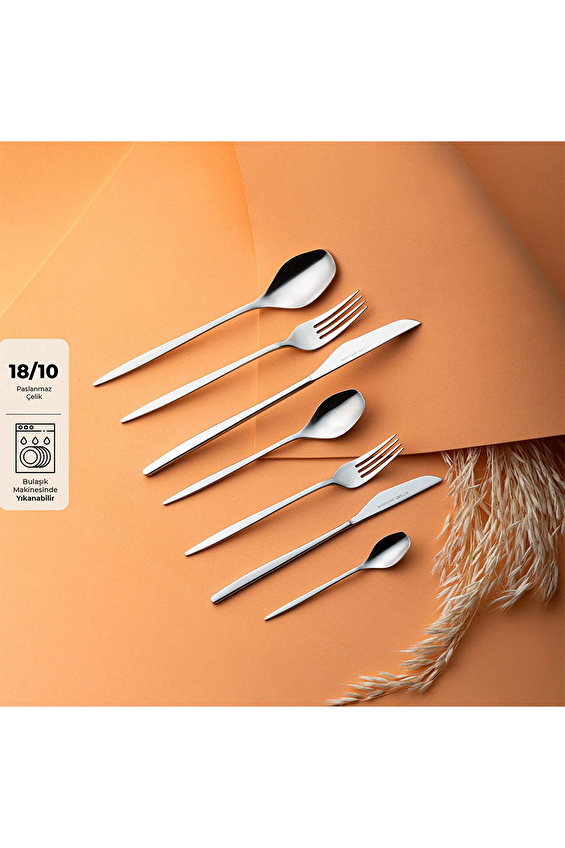 Emsan Alisa 84 Parça 12 Kişilik Kutulu Çatal Kaşık Bıçak Takımı Emsan Alisa 84 Parça 12 Kişilik Kutulu Çatal Kaşık Bıçak Takımı