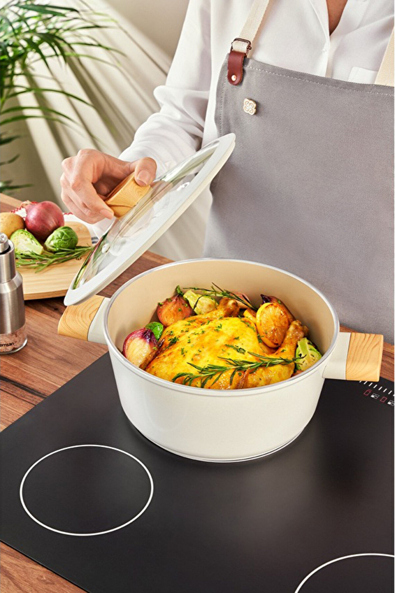 Emsan Swiss Crystal Derin Tencere 24 cm Emsan Swiss Crystal Derin Tencere 24 cm