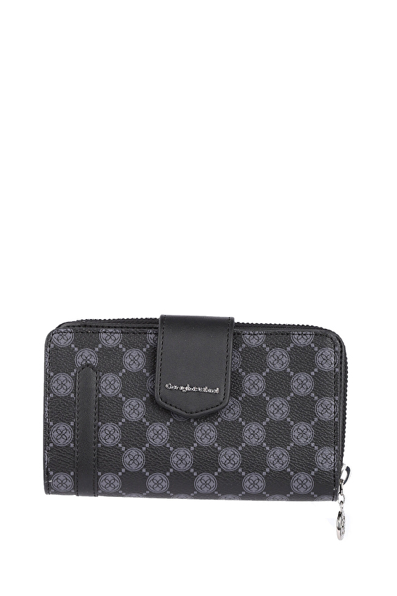 Cengiz Pakel Kadın Cüzdan 242CP65256MPT Siyah/gri Cengiz Pakel Kadın Cüzdan 242CP65256MPT Siyah/gri