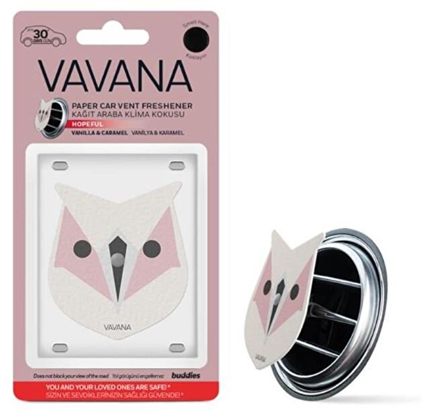 Vavana Kağıt Oto Kokusu Baykuş Vanilya Karamel
