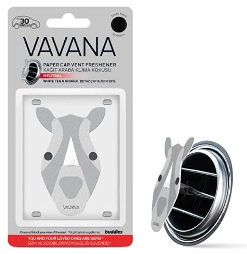 Vavana Kağıt Oto Kokusu Gergedan Beyaz Çay ve Zencefil