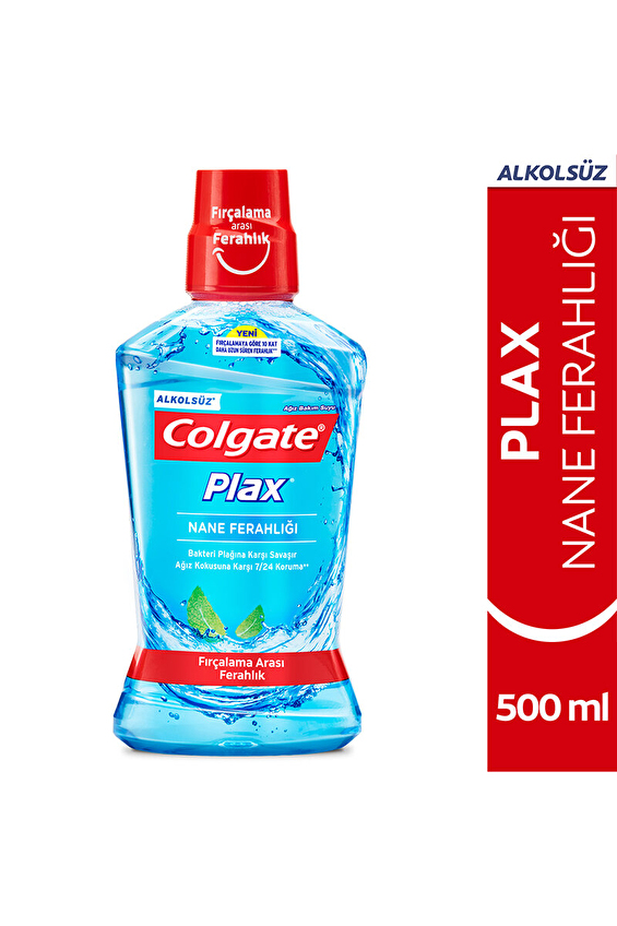 Colgate Ağız Suyu Nane Ferahlığı Plax 500 ml