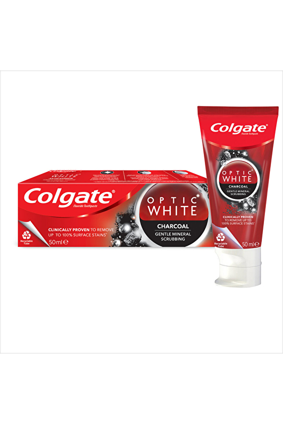 Colgate Optic White Aktif Kömür Diş Macunu 50 ml Colgate Optic White Aktif Kömür Diş Macunu 50 ml
