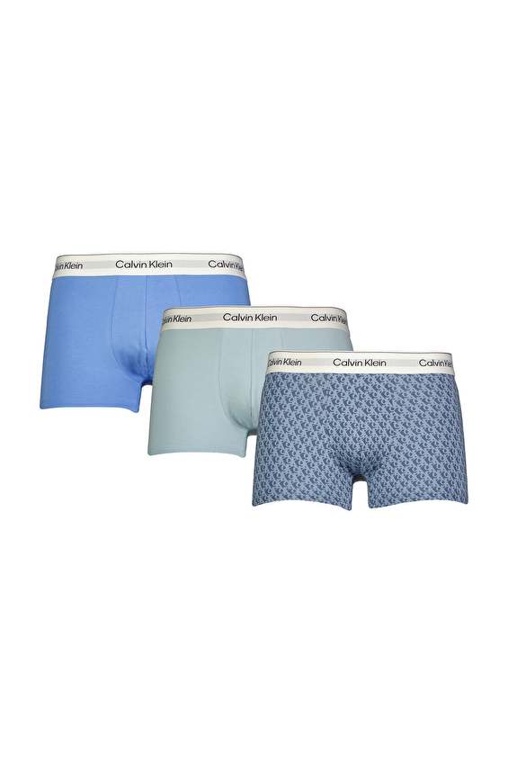 Calvin Klein Erkek 3'lü Boxer LV00NB4392 VWS Mavi Calvin Klein Erkek 3'lü Boxer LV00NB4392 VWS Mavi