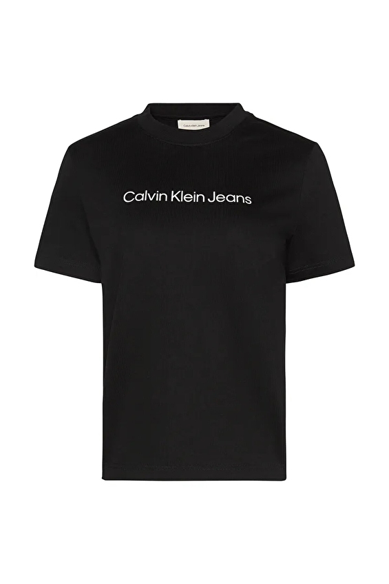 Calvin Klein Jeans Kadın Tişört LV047C912G Siyah Calvin Klein Jeans Kadın Tişört LV047C912G Siyah