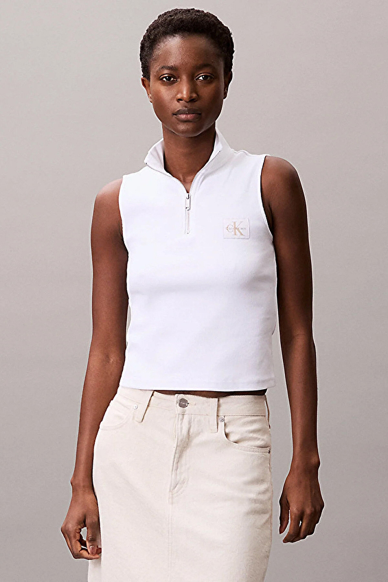 Calvin Klein Jeans Kadın Atlet LV047C909G Beyaz Calvin Klein Jeans Kadın Atlet LV047C909G Beyaz