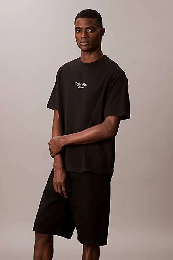 Calvin Klein Jeans Relax Fit Erkek Tişört LV04RC851G Siyah Calvin Klein Jeans Relax Fit Erkek Tişört LV04RC851G Siyah
